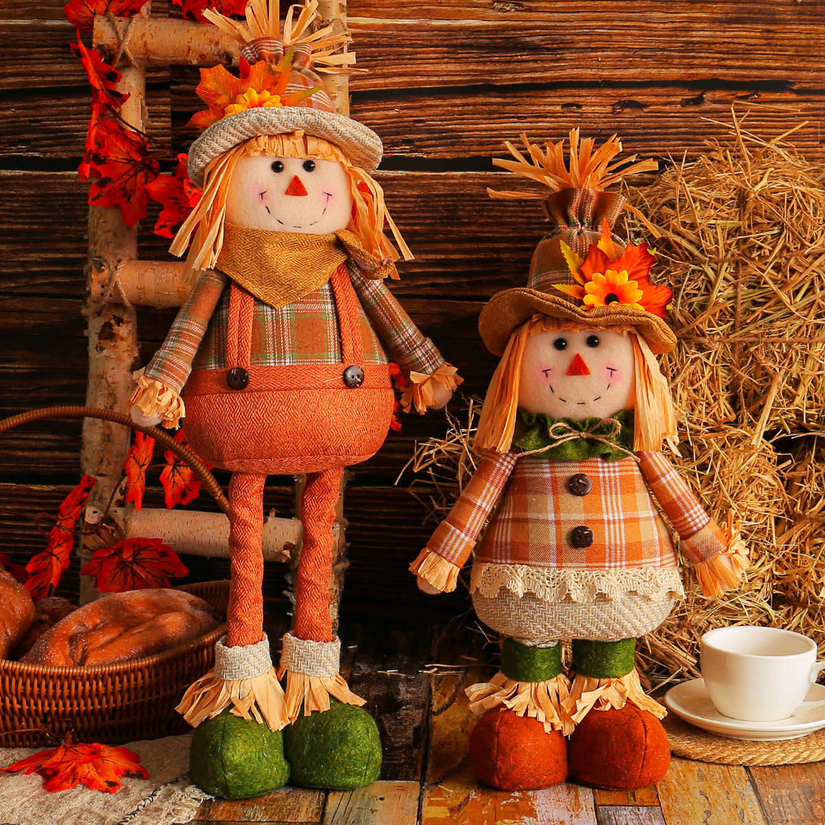 Thanksgiving Scarecrow Doll Series Decoration Ornaments