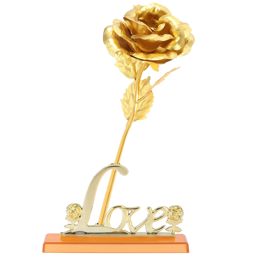 24K Gold Foil Flower Artificial Rose Valentine Day Romantic Gift for Home Table Decor(Golden), valentines day, shop valentine's day deals, valentines, valentine's day gifts, valentine day, valentines day gifts, valentines day decor, Decognomes,  valentine decoration, valentines day decoratio, valentine decor, valentines decor, valentines decorations
