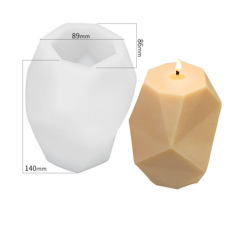 Simple Korean Candle Sharpener, Geometric candle molds, Abstract candle molds, DIY candle making molds, Silicone candle molds, 