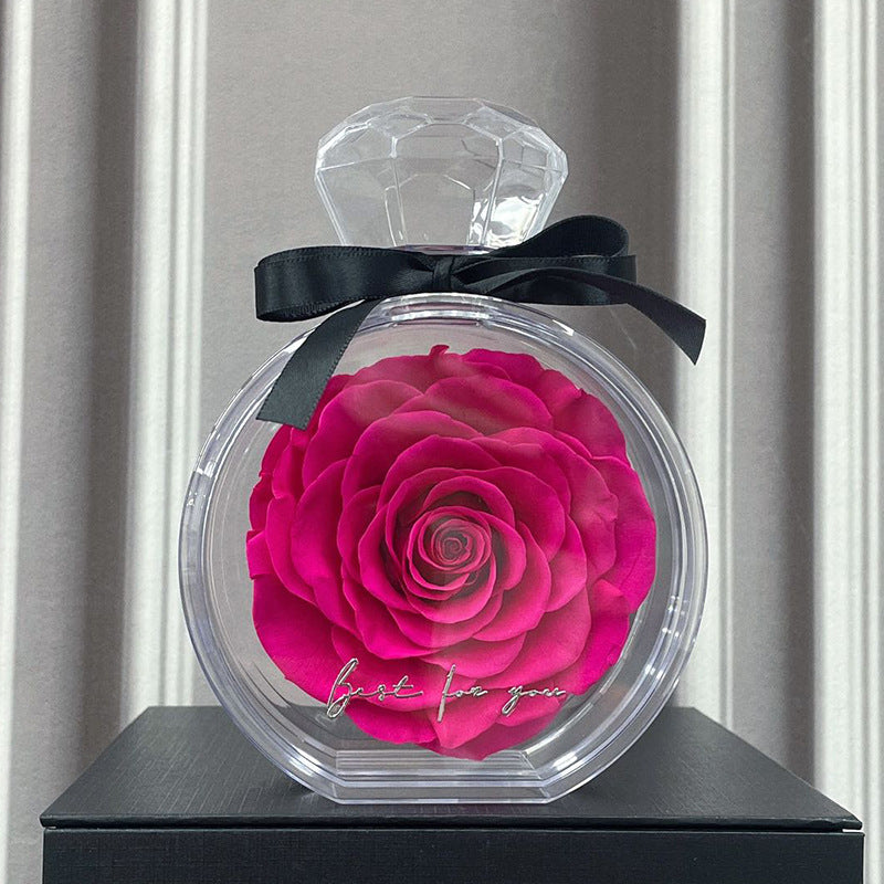 Natural Eternal Flower Ornaments Transparent Cover Dried Rose Gift Box For Christmas New Year Valentine's Day Home Decor, valentines day, shop valentine's day deals, valentines, valentine's day gifts, valentine day, valentines day gifts, valentines day decor, Decognomes,  valentine decoration, valentines day decoratio, valentine decor, valentines decor, valentines decorations
