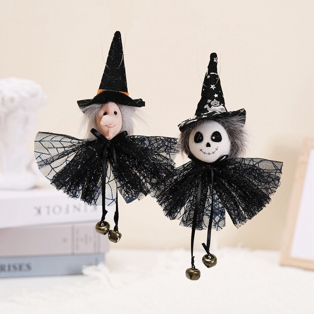 Halloween Decorative Gauze Skirt Witch Pendant Small Pendant