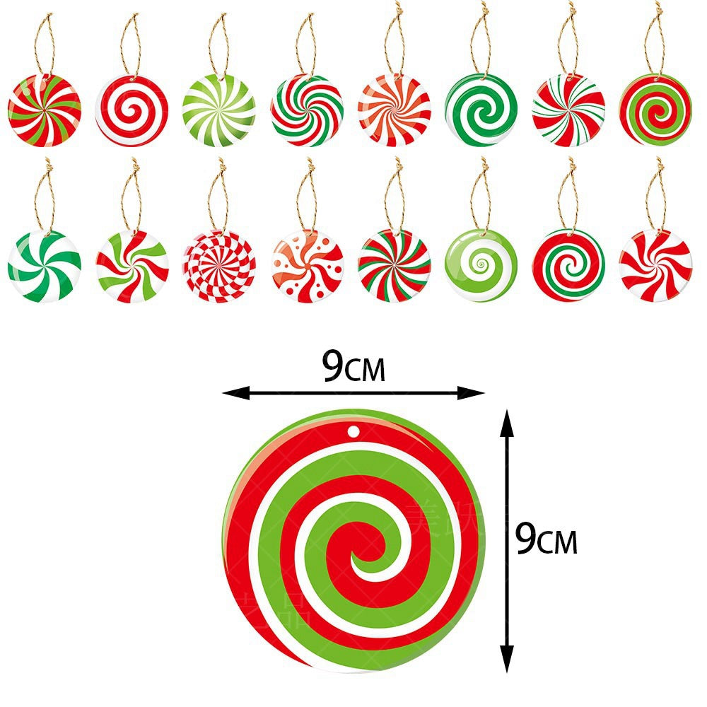 Christmas Party Christmas Tree Decorations Arrangement Candy Ornaments