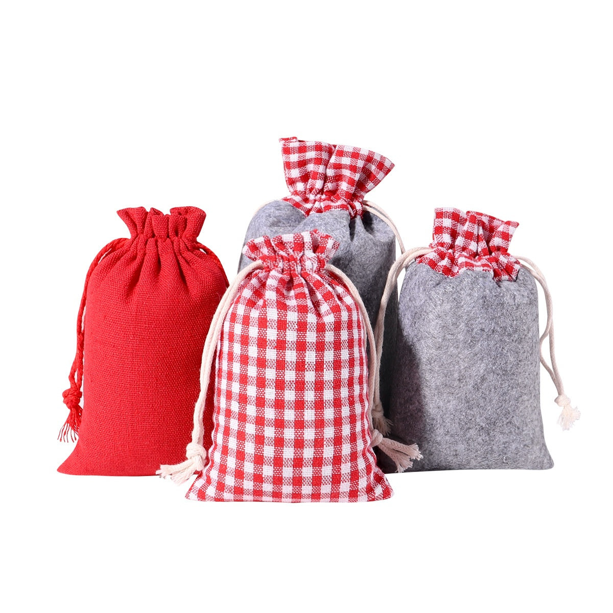 Christmas Felt Cloth Gift Bag Suit