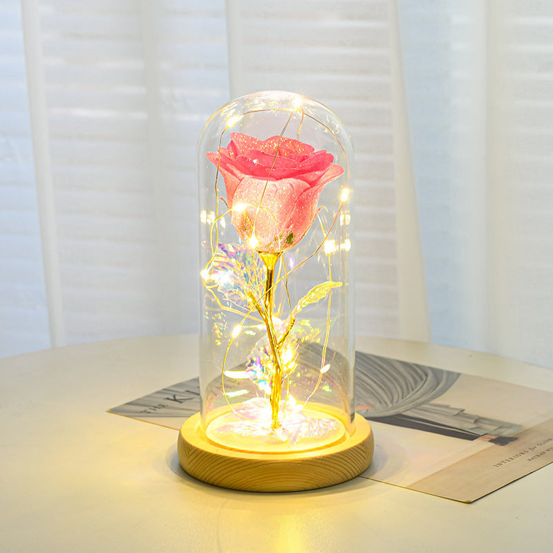 Valentines Day Gift For Girlfriend Eternal Rose Flowers LED Light In Glass Cover Day Wedding Decoration Favors Mother Day Female Gift Gift, valentines day, shop valentine's day deals, valentines, valentine's day gifts, valentine day, valentines day gifts, valentines day decor, Decognomes,  valentine decoration, valentines day decoratio, valentine decor, valentines decor, valentines decorations