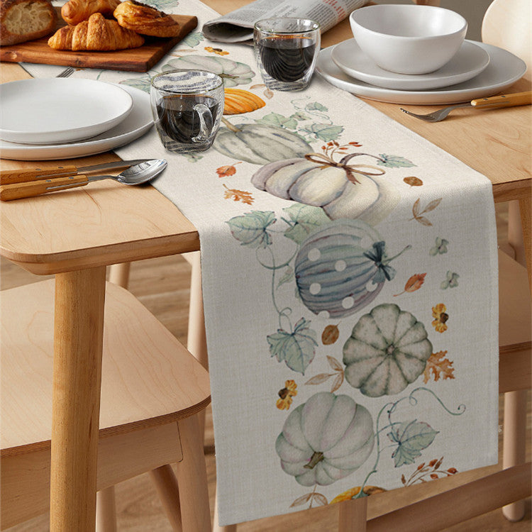 Home Fashion Waterproof Striped Printed Tablecloth