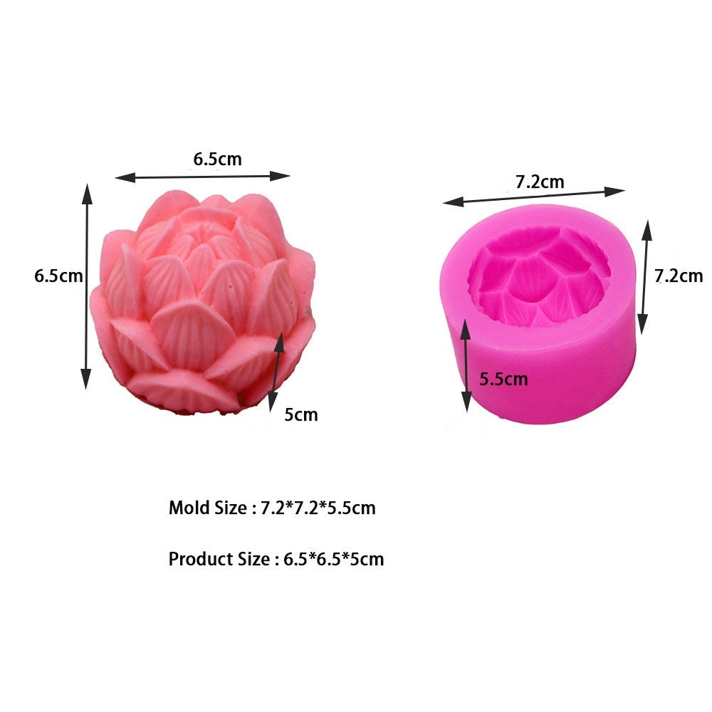 3D Flower DIY Soap Silicone Mold, Silicone candle molds, Christmas tree candle molds, Halloween pumpkin candle molds, Easter egg candle molds, Animal candle molds, Sea creature candle molds, Fruit candle molds, Geometric candle molds, Abstract candle molds, DIY candle making molds,