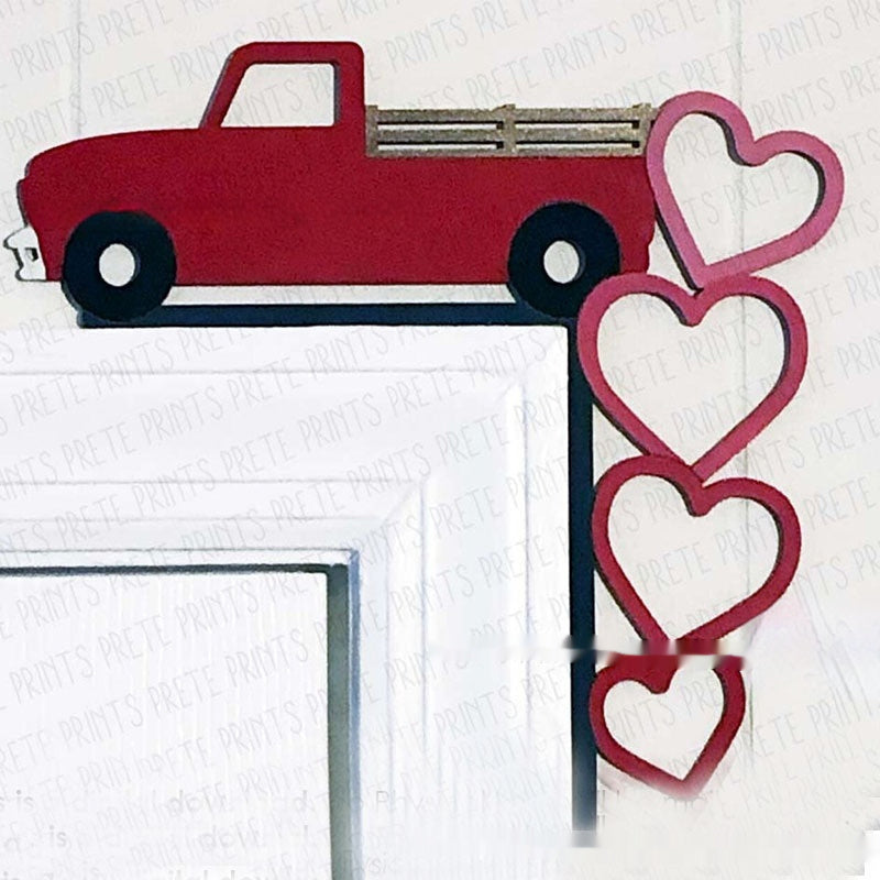 Valentine's Day Wooden Door Frame Corner Decoration, Door Frame Decoration, valentines day, shop valentine's day deals, valentines, valentine's day gifts, valentine day, valentines day gifts, valentines day decor, Decognomes,  valentine decoration, valentines day decoratio, valentine decor, valentines decor, valentines decorations