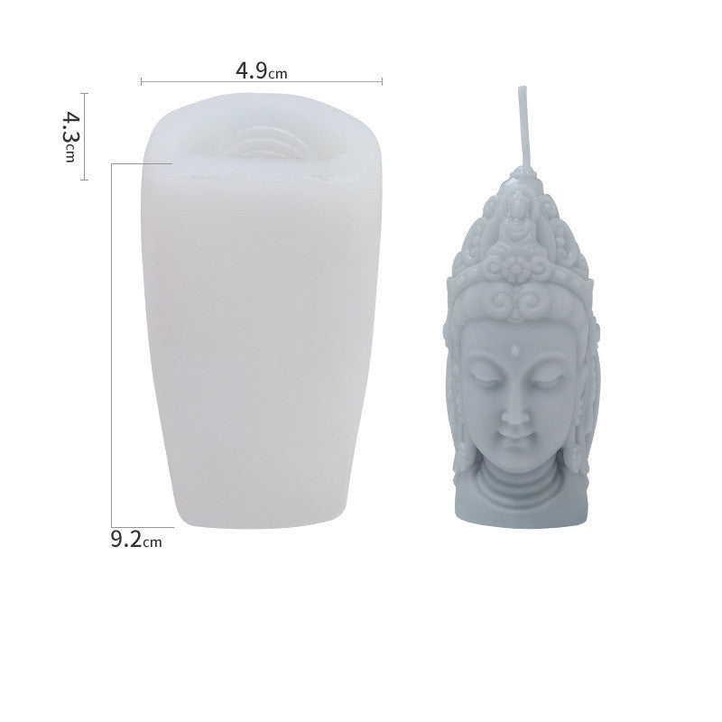 Silicone Mould DIY For Buddha Incense Candle, Silicone candle molds, Christmas tree candle molds, Halloween pumpkin candle molds, Easter egg candle molds, Animal candle molds, Sea creature candle molds, Fruit candle molds, Geometric candle molds, Abstract candle molds, DIY candle making molds,