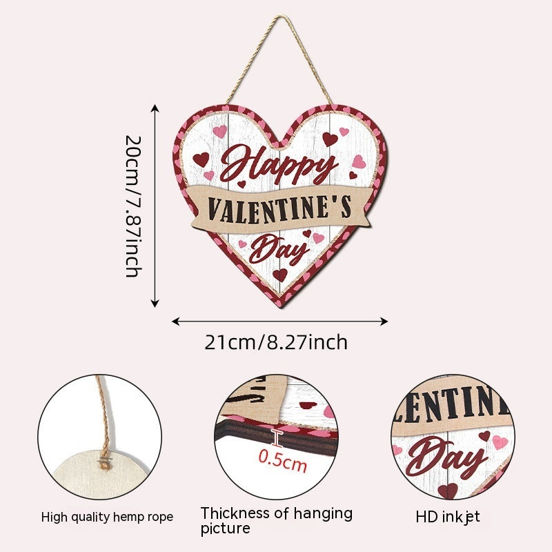 Valentine's Day Round Door Hanging, valentines day, shop valentine's day deals, valentines, valentine's day gifts, valentine day, valentines day gifts, valentines day decor, Decognomes,  valentine decoration, valentines day decoratio, valentine decor, valentines decor, valentines decorations
