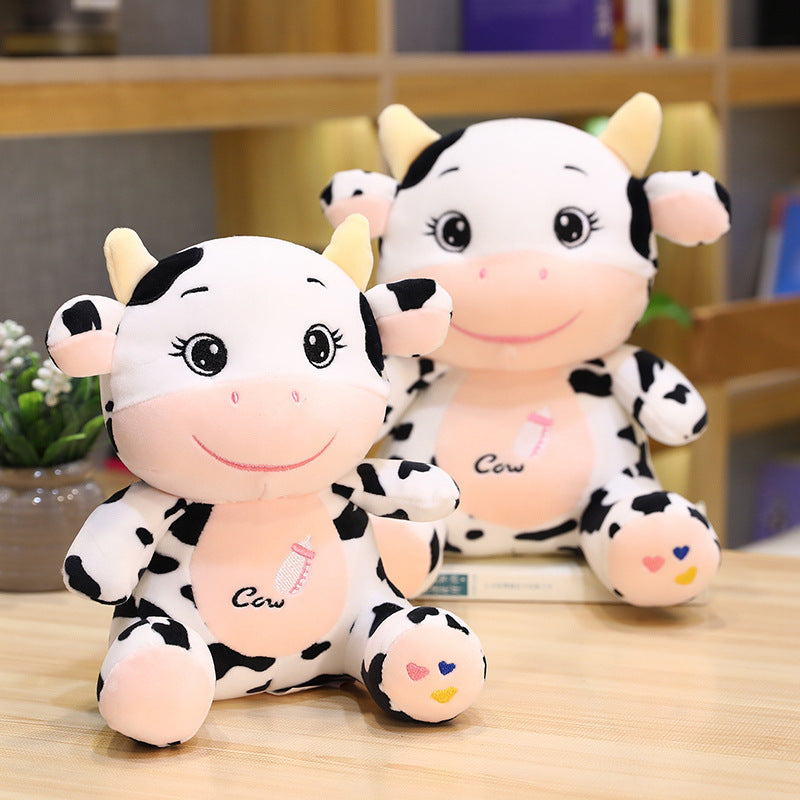 Cute Baby Cow Doll Plush Toys Stuffed Animals, stuffed animals, weighted stuffed animal, stuffed animal​, highland cow stuffed animal, Plush Toys, Soft Toys, Teddy Bear, plush​, plushies, Decognomes, Plush doll