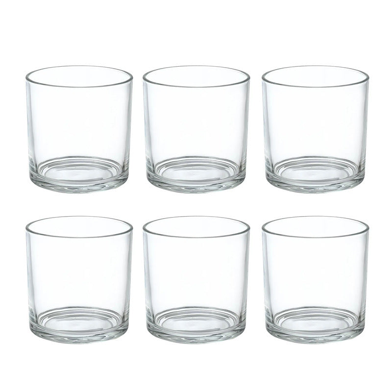 Glass Candle Cup Transparent Household