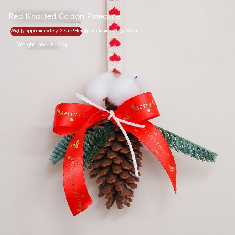 Christmas Decoration Pine Cone Pendant