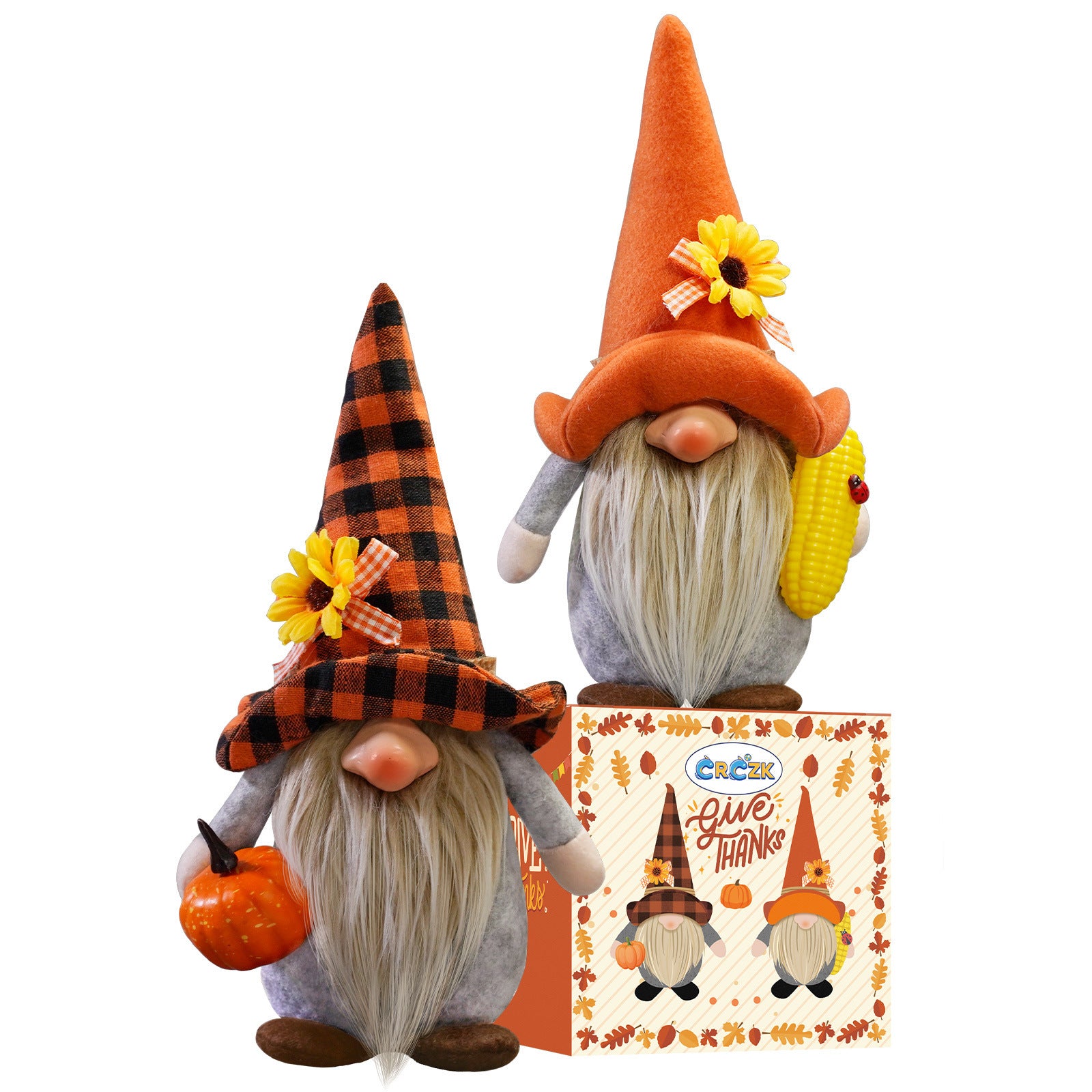 Harvest Festival Pumpkin Faceless Doll Toy Decoration