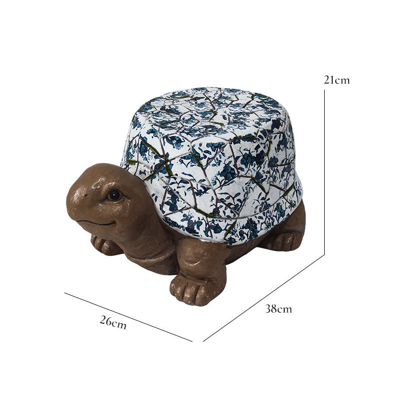 Outdoor Garden Floor Animal Sculpture Stool Decoration