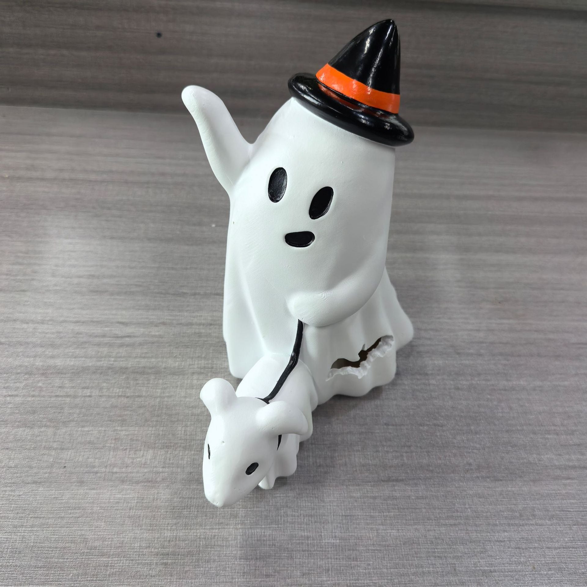 Halloween Little Ghost Dog Walking Ornaments