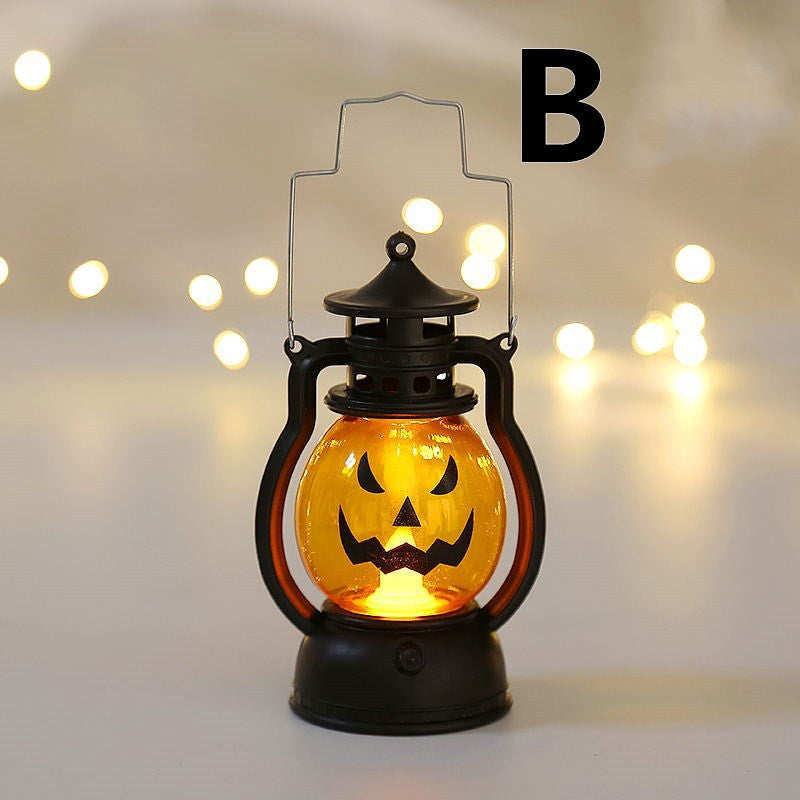 Halloween Oil Lamp Portable Pumpkin Lantern Skull Decoration, Halloween decorations items, Halloween masks, Halloween props, Halloween animatronics, Halloween inflatables, Halloween lights, Halloween fog machines, Halloween spider webs, Halloween lanterns, Halloween banners, Halloween streamers, Halloween tableware, Halloween centerpieces, Halloween party favors, Halloween yard stakes, Halloween tombstones, Halloween candles, Halloween wreaths, Halloween garlands
