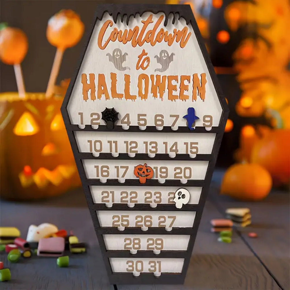 Halloween Countdown Calendar Ornaments Decoration