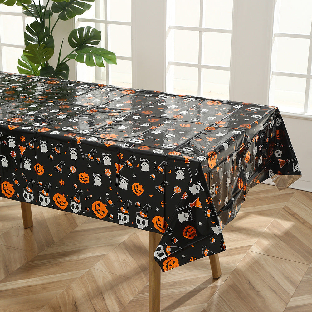 Small Size Halloween Theme Party PE Tablecloth