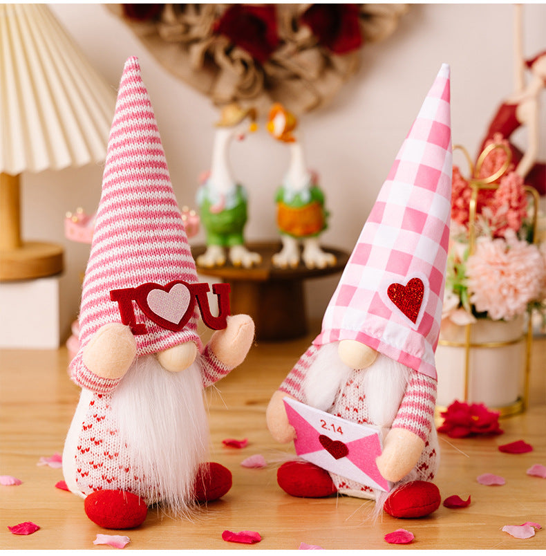 Valentine's Day Doll Ornaments Couple Dwarf Essence Doll Gift