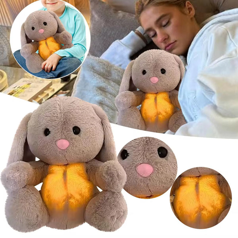 Breathing Rabbit Soothing Sensory Plush Toy With Relieve Anxiety Bunny Comforter Breathes For Newborn Conciliate Baby, stuffed animals, weighted stuffed animal, stuffed animal​, highland cow stuffed animal, Plush Toys, Soft Toys, Teddy Bear, plush​, plushies, Decognomes, Plush doll