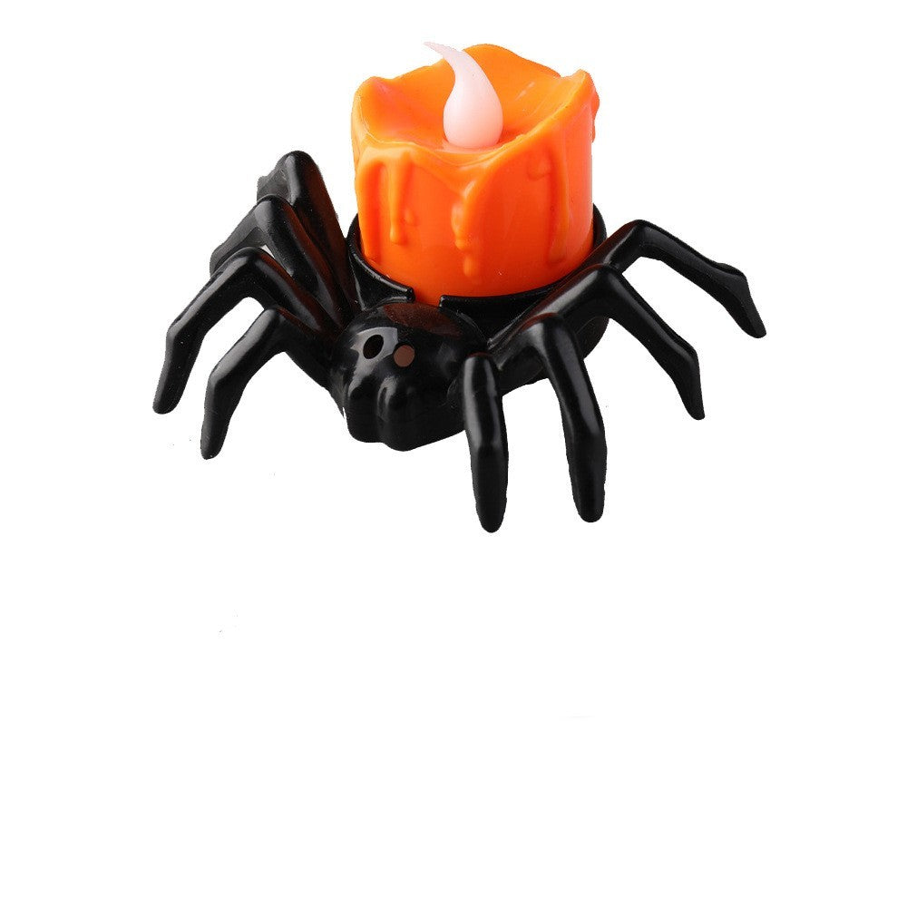 Halloween Festival Atmosphere Creative Halloween Spider Candlestick Ornaments, Halloween decorations items, Halloween masks, Halloween props, Halloween animatronics, Halloween inflatables, Halloween lights, Halloween fog machines, Halloween spider webs, Halloween lanterns, Halloween banners, Halloween streamers, Halloween tableware, Halloween centerpieces, Halloween party favors, Halloween yard stakes, Halloween tombstones, Halloween candles, Halloween wreaths, Halloween garlands
