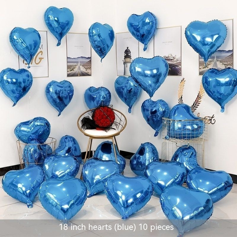 Heart-shaped Aluminum Balloon 520 Wedding Room Decoration Birthday Party, Balloons, Heart Balloons, valentines day, shop valentine's day deals, valentines, valentine's day gifts, valentine day, valentines day gifts, valentines day decor, Decognomes,  valentine decoration, valentines day decoratio, valentine decor, valentines decor, valentines decorations