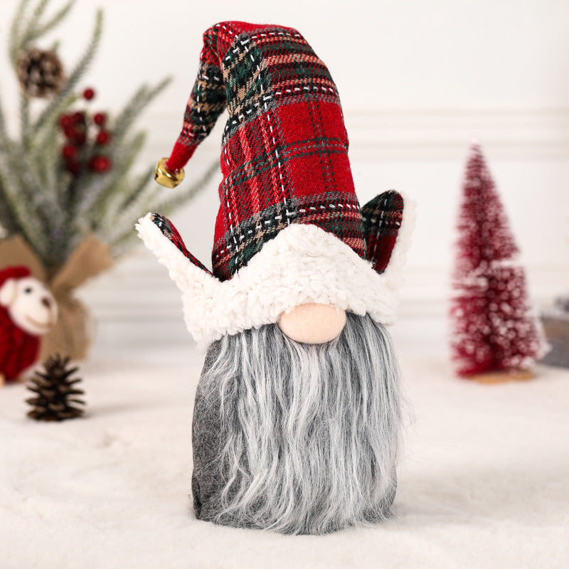 Christmas Decorations Creative Hooded Beard Doll