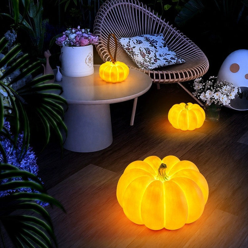 Outdoor Solar Pumpkin Lights Rural Farm Creative Luminous Landscape Outdoor Waterproof Courtyard Lawn Lamp Halloween Party Decor Halloween Decorations