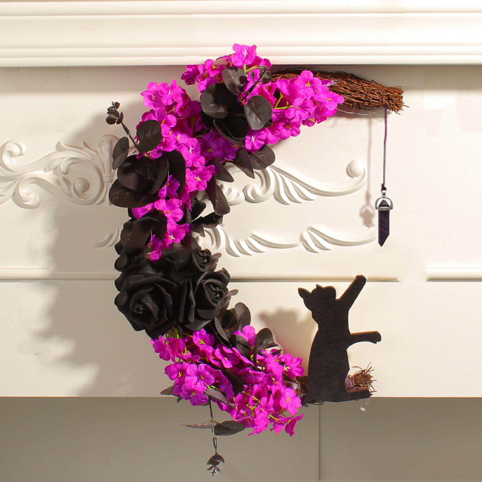 Halloween Kitty Door Hanging Decoration Garland