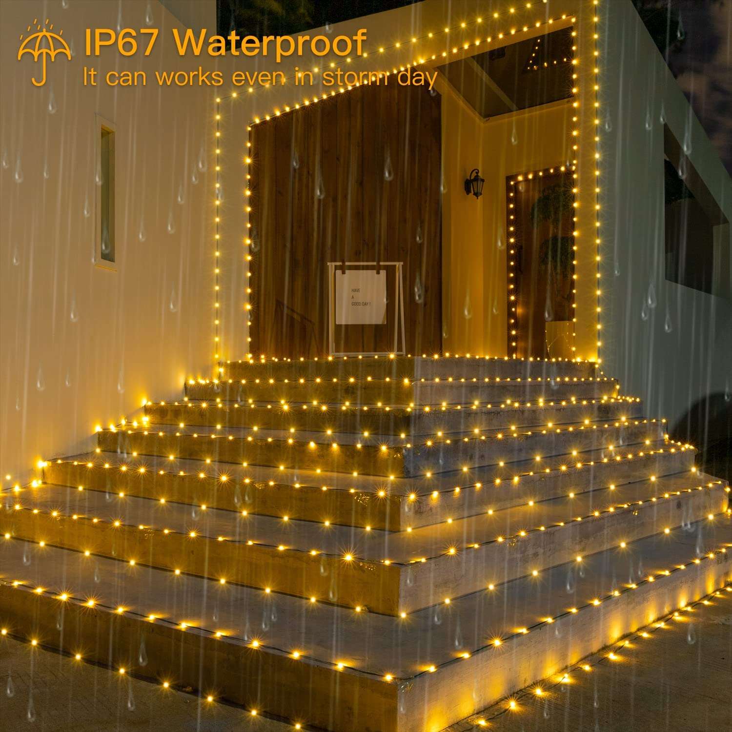 330ft 800 Led Christmas String Lights IP67 Waterproof Lighting With Remote Christmas Tree Lights 8 Modes With Timer, Christmas Lights, outdoor christmas lights, christmas tree lights, led christmas lights, solar christmas lights, outside christmas lights, christmas window lights, twinkly lights, christmas garland with lights, xmas lights, c9 christmas lights, battery operated christmas lights, lowes christmas lights