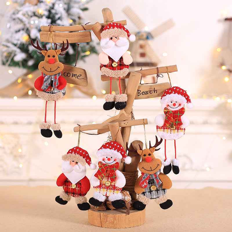 Christmas Decorations Small Gifts For Children Doll Ornaments