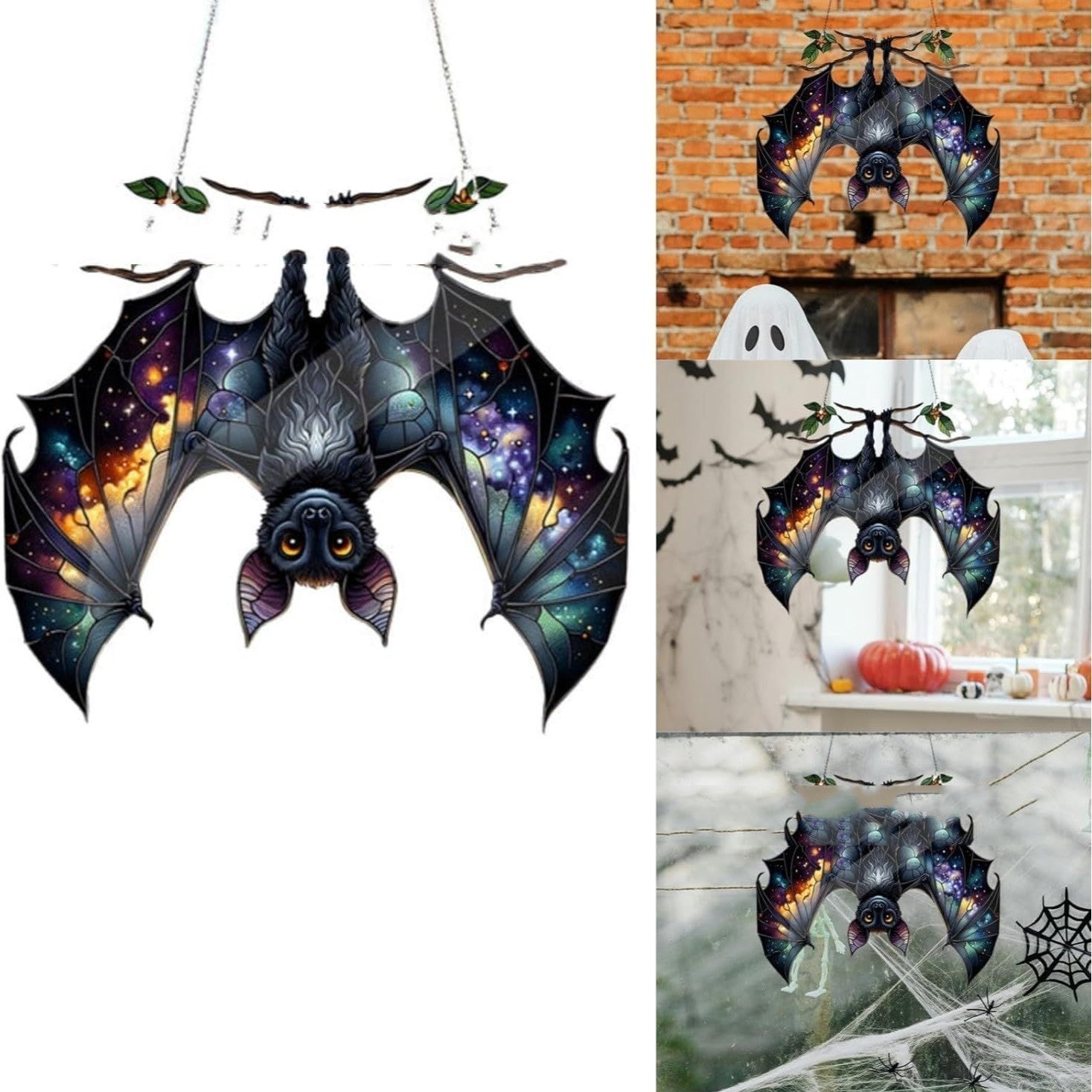 Halloween Bat Pendant Window Decoration