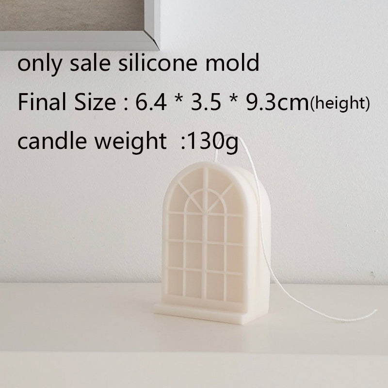 Multi-cell Window Scented Candle Mold Handmade Silicone Mold, Geometric candle molds, Abstract candle molds, DIY candle making molds, Silicone candle molds,