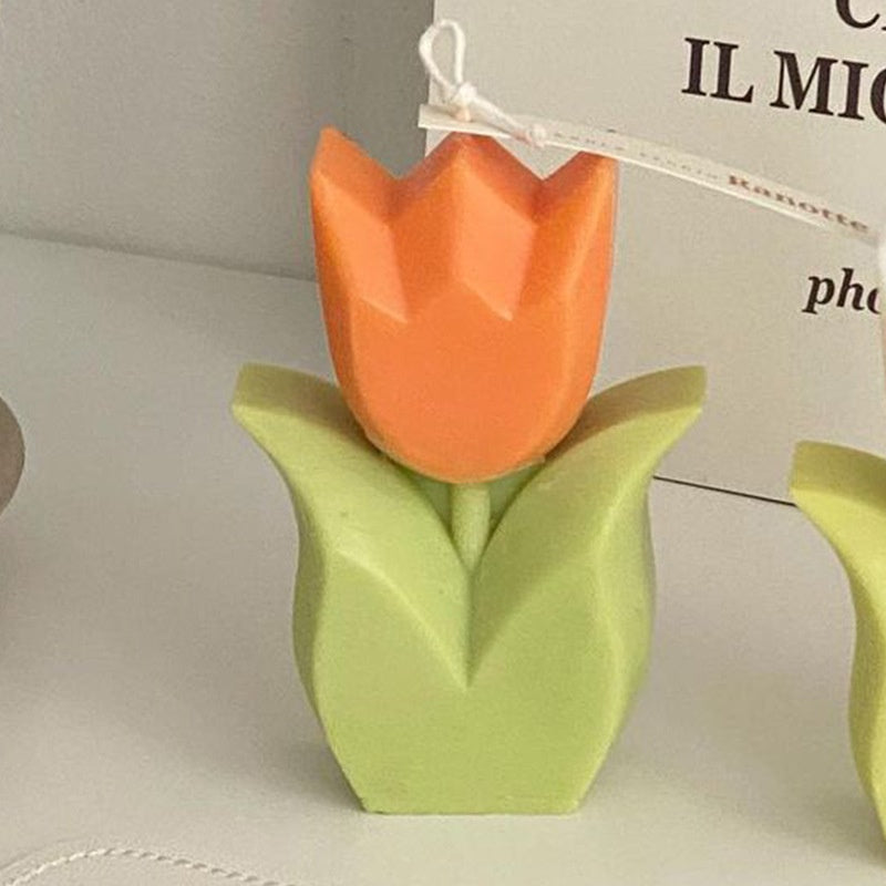 Soybean Tulip Candle Aromatherapy Decoration, Silicone candle molds, Christmas tree candle molds, Halloween pumpkin candle molds, Easter egg candle molds, Animal candle molds, Sea creature candle molds, Fruit candle molds, Geometric candle molds, Abstract candle molds, DIY candle making molds,