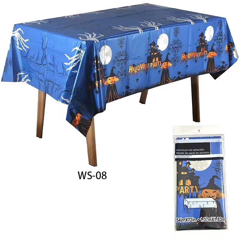 Small Size Halloween Theme Party PE Tablecloth