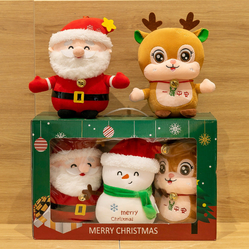 ed old-Santa Claus, Christmas Plush Toy Doll Pillow, christmas decoration dolls, Christmas plush 
