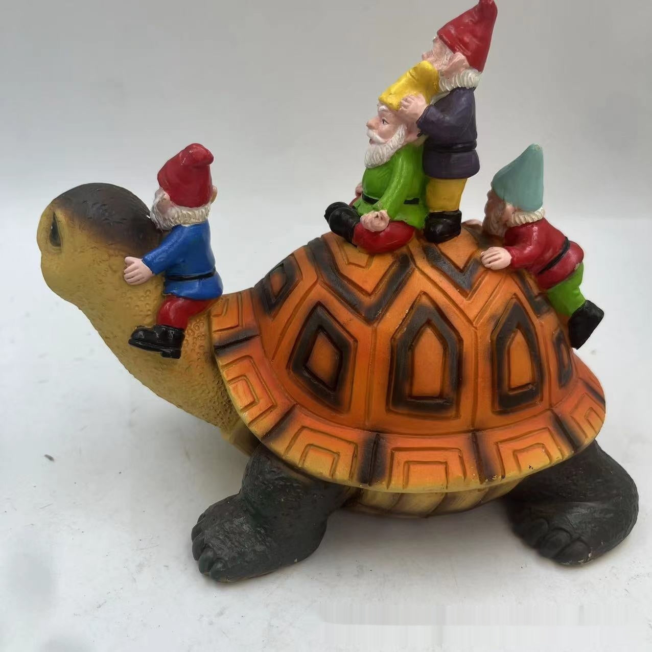 Turtle And Dwarf Garden Courtyard Resin Decorations