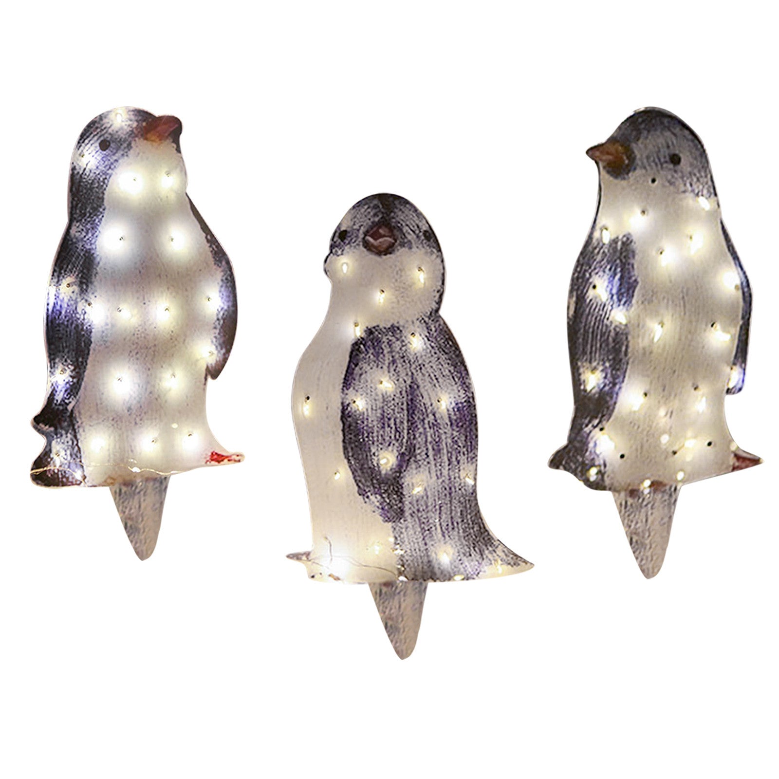 Christmas Glowing Penguin Christmas Acrylic Ornament