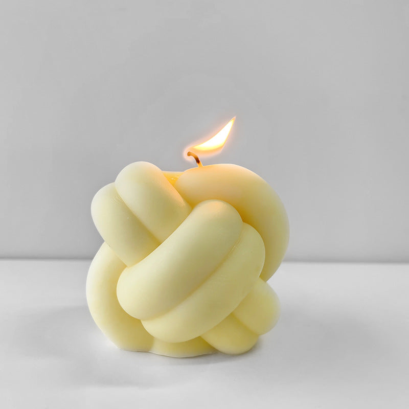 Wool Knot Aromatherapy Candle Silicone Mold. Silicone candle molds, Geometric candle molds, DIY candle making molds, Aromatherapy Candle, Sented candle, candles, 