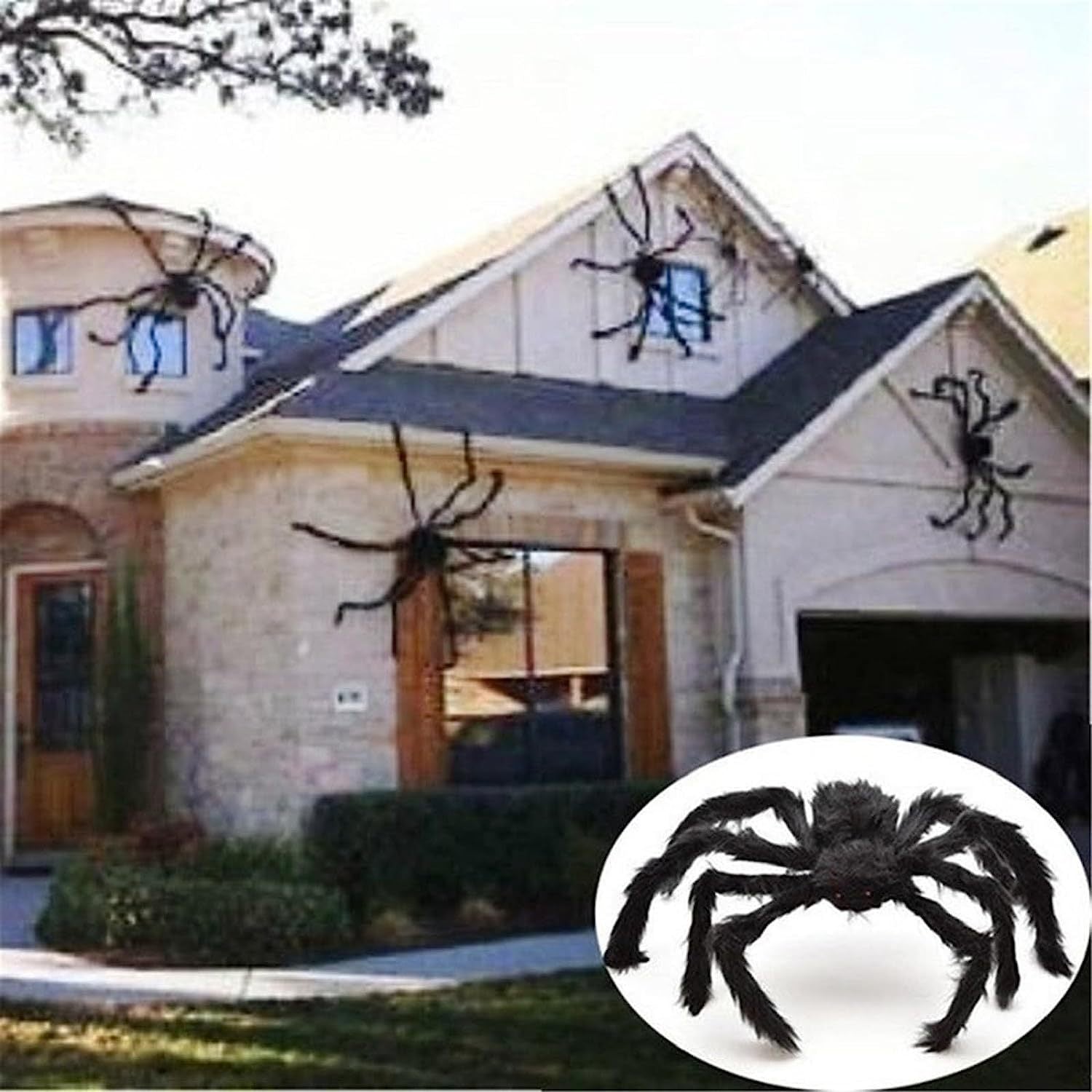 Halloween Decoration Simulation Plush Spider, Halloween decorations items, Halloween costumes, Halloween masks, Halloween props, Halloween animatronics, Halloween inflatables, Halloween lights, Halloween fog machines, Halloween spider webs, Halloween lanterns, Halloween banners, Halloween streamers, Halloween tableware, Halloween centerpieces, Halloween party favors, Halloween yard stakes, Halloween tombstones, Halloween candles, Halloween wreaths, Halloween garlands
