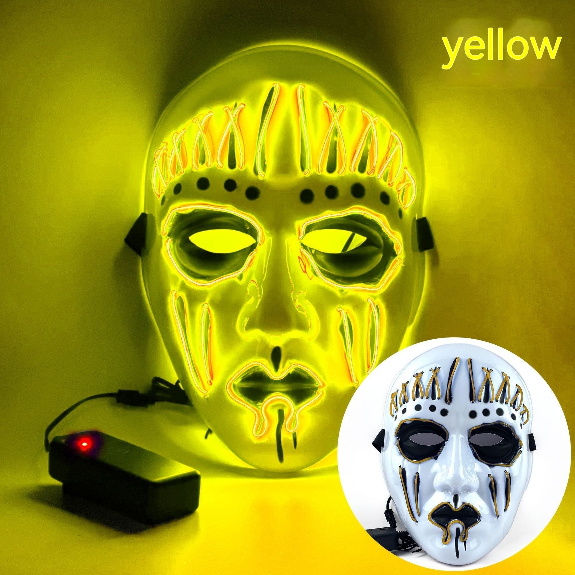 EL Cold Light Mask For Halloween, Funny Glowing Masks, Halloween Horror Mask, Halloween LED Full Mask, Skull LED Mask, Animal Mask, Costumes Props Mask, Halloween Masks For Sale, Halloween Masks Near Me, Halloween Mask Micheal Myers, Halloween Mask Store.