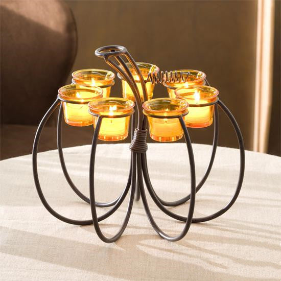 Wrought Iron Candle Holder 2 Piece Wall Hanging Ornaments