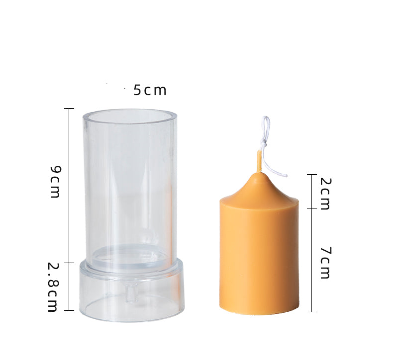 Candle Spire Cylinder High Temperature Resistant Mold Home Lasting, Geometric candle molds, Abstract candle molds, DIY candle making molds, Silicone candle molds,