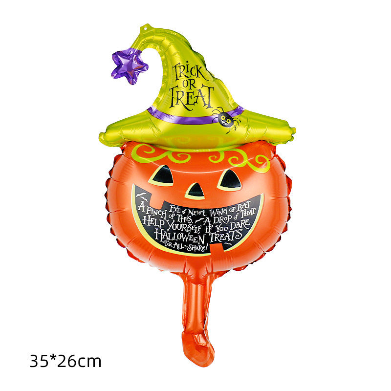 Halloween Decoration Arrangement Aluminum Film Balloons, Halloween decorations items, Halloween costumes, Halloween masks, Halloween props, Halloween animatronics, Halloween inflatables, Halloween lights, Halloween fog machines, Halloween spider webs, Halloween lanterns, Halloween banners, Halloween streamers, Halloween tableware, Halloween centerpieces, Halloween party favors, Halloween yard stakes, Halloween tombstones, Halloween candles, Halloween wreaths, Halloween garlands
