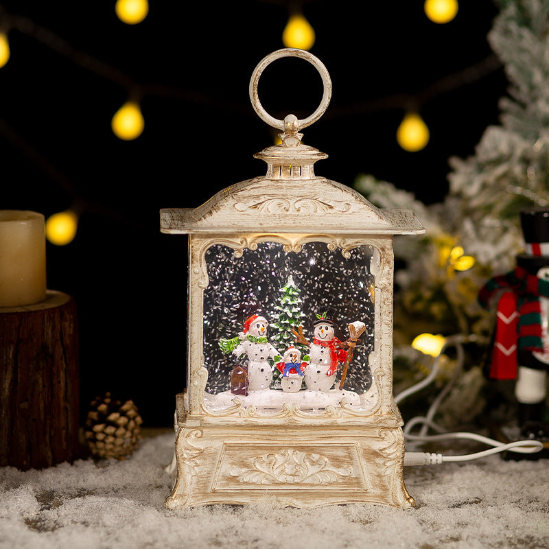 Christmas Crystal Ball Music Box Decoration, christmas ornaments, holiday ornaments, christmas decoration items, christmas decoration ornaments, christmas decoration music box