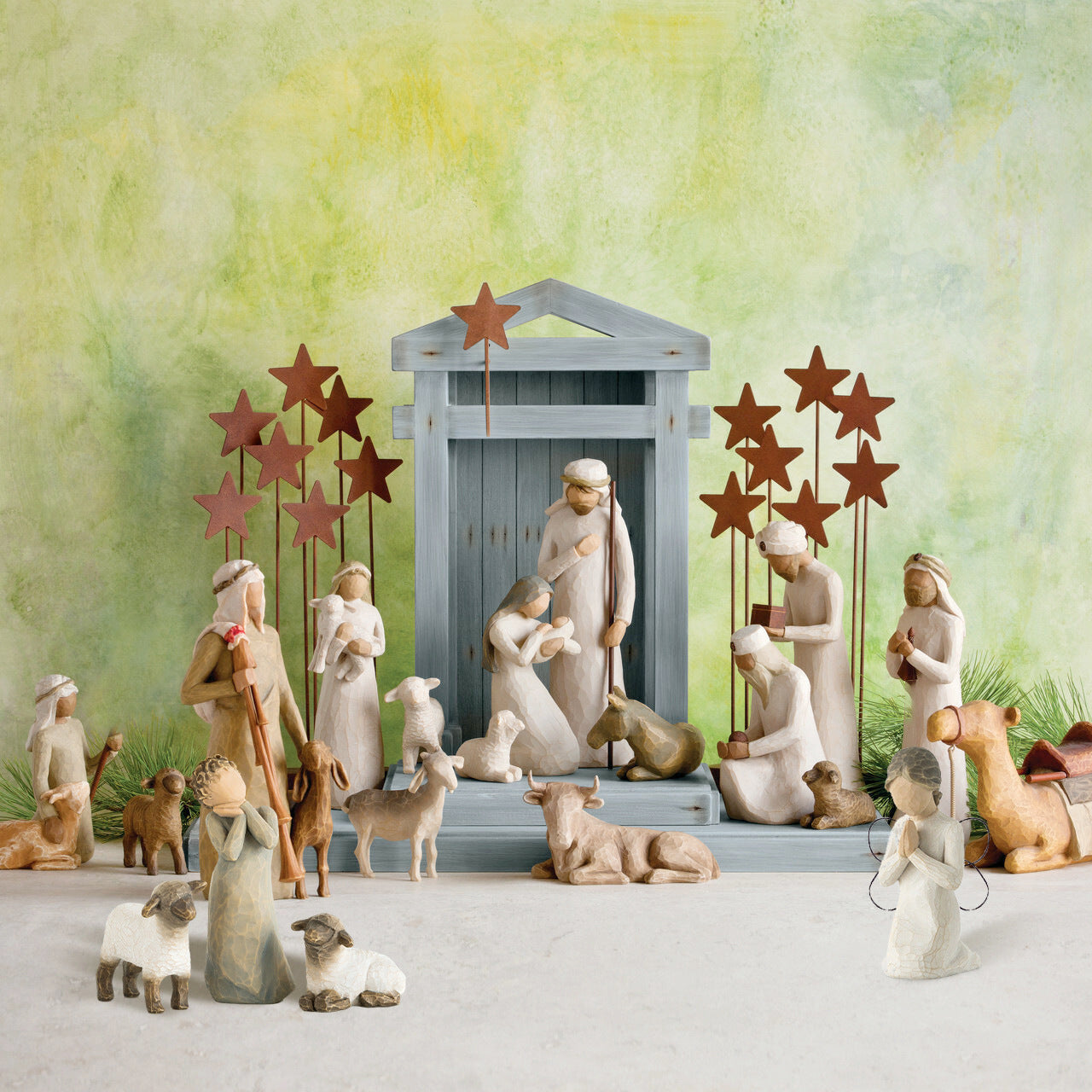 Christmas decoration items, Christmas decoration, Christmas home decoration, Resin Nativity Set Of 20PCS