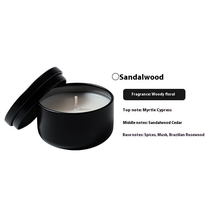 40g Travel Pack Black Iron Can Soy Wax Aromatherapy Candle