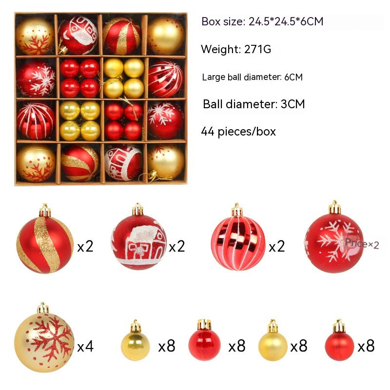 Christmas Tree Decoration Colorful Ball Gift Set