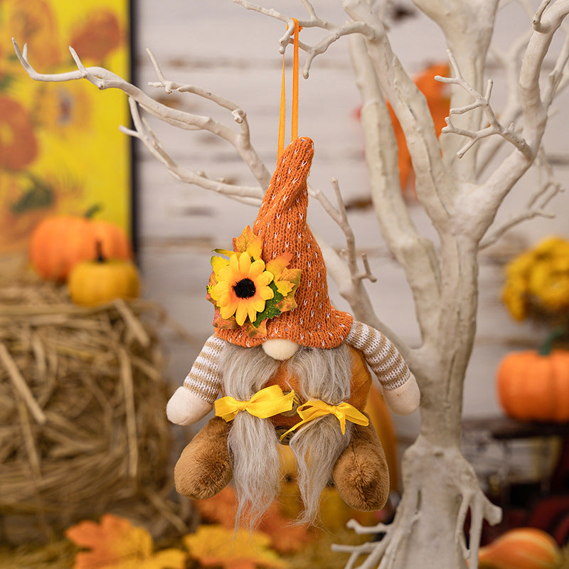 Thanksgiving Decoration Supplies Doll Pendant