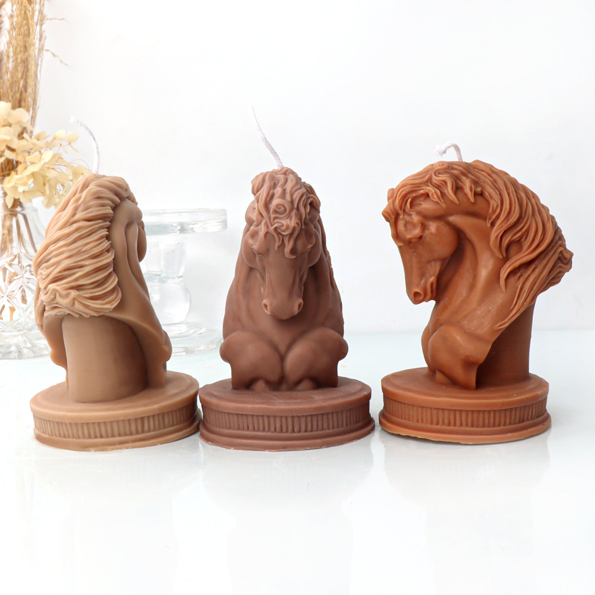 Horse Head Candle Mold Handmade Silicone Mold